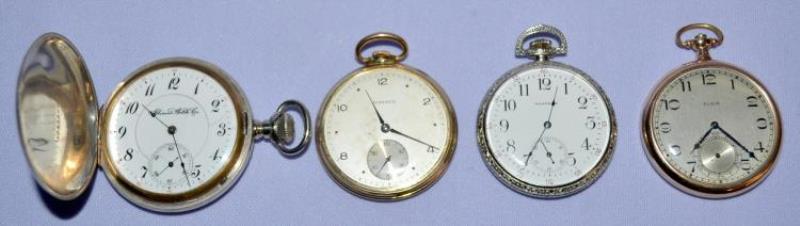 4 Antique Pocket Watches