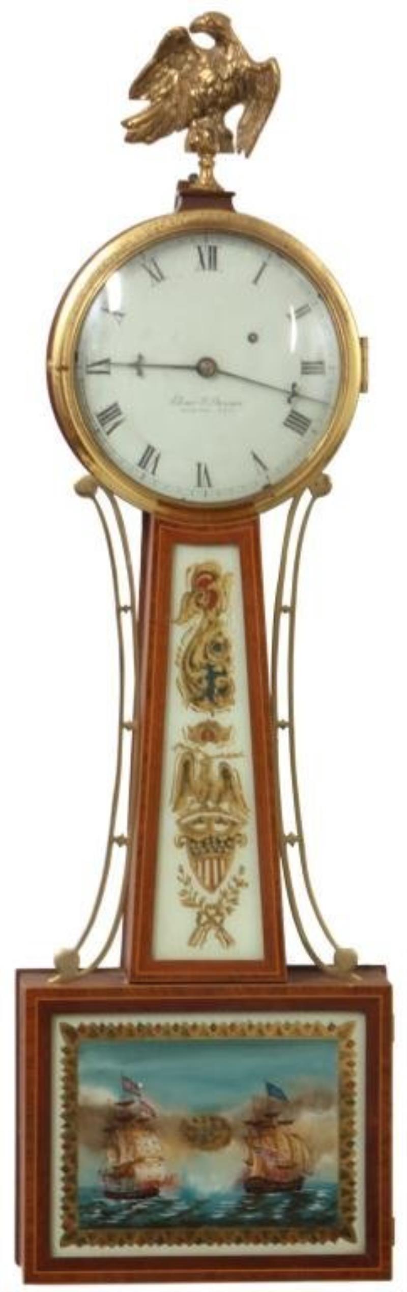 Elmer O. Stennes Banjo Clock