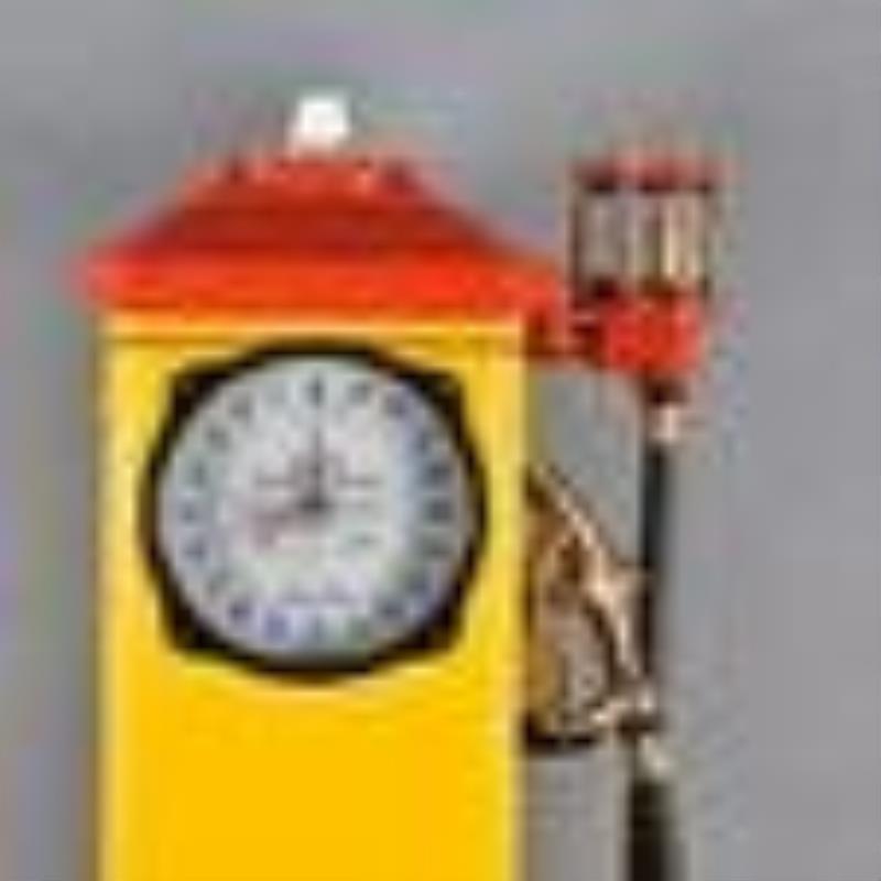 National Apex Clock Face Gas Pump (restored)