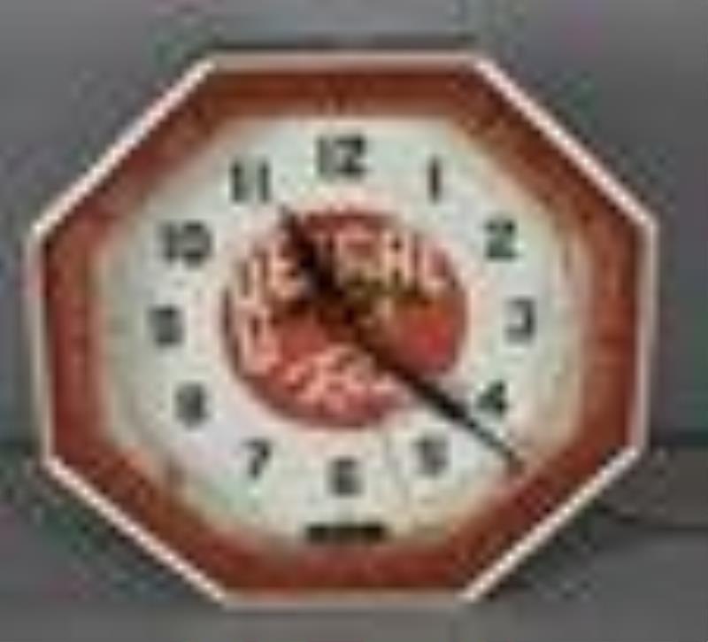 Bengal Ranges w/Logo Octagon Neon Clock