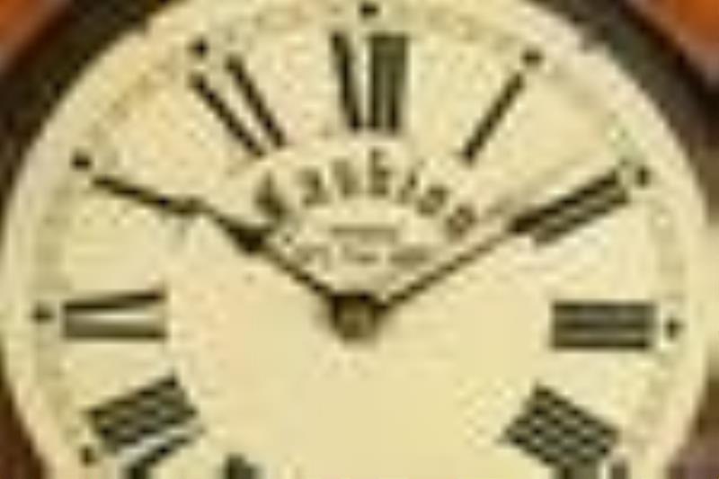 19th Cent. Antique Southern Calendar Fashion Clock