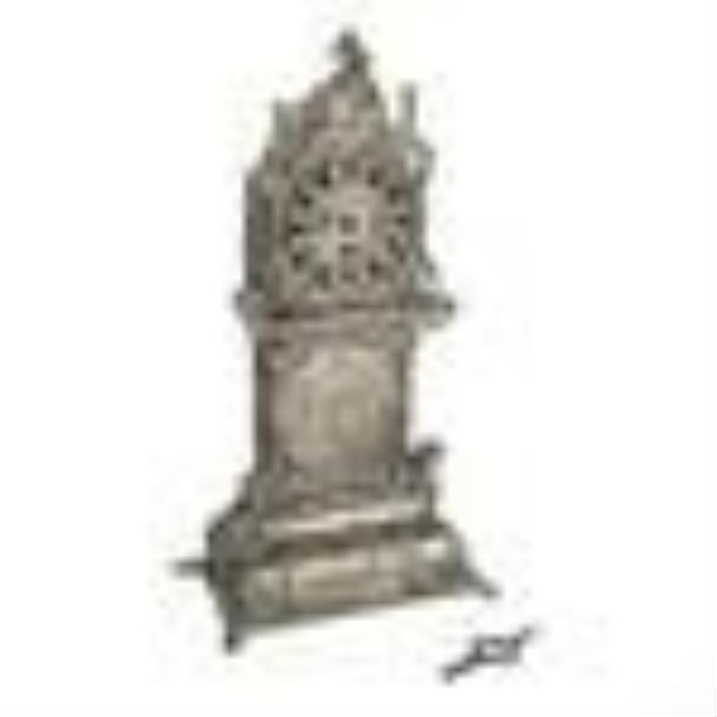 Neresheimer & Sohne German Sterling Silver Clock