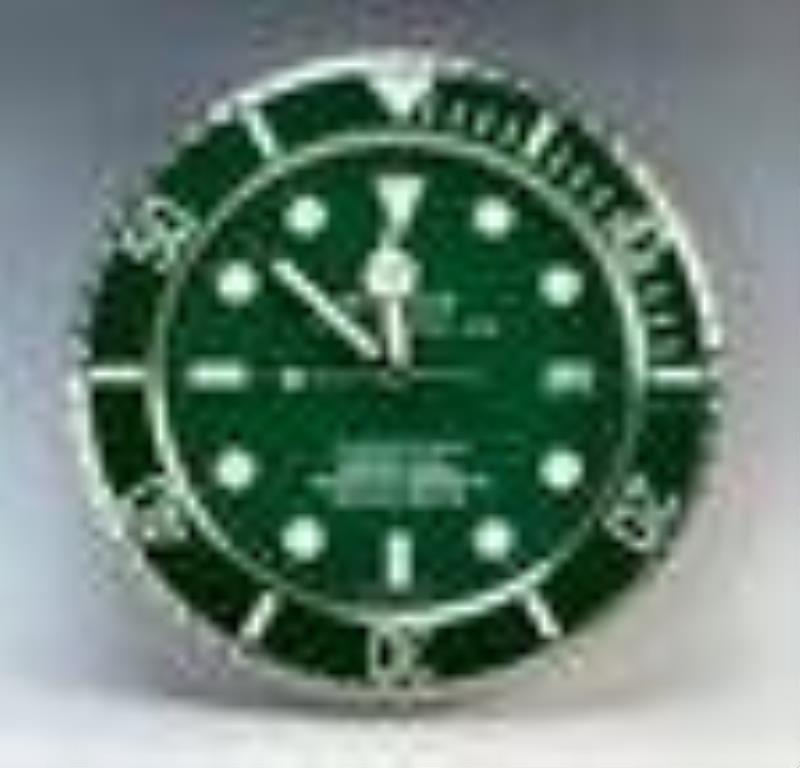 Rolex Submariner Showroom Dealer Clock