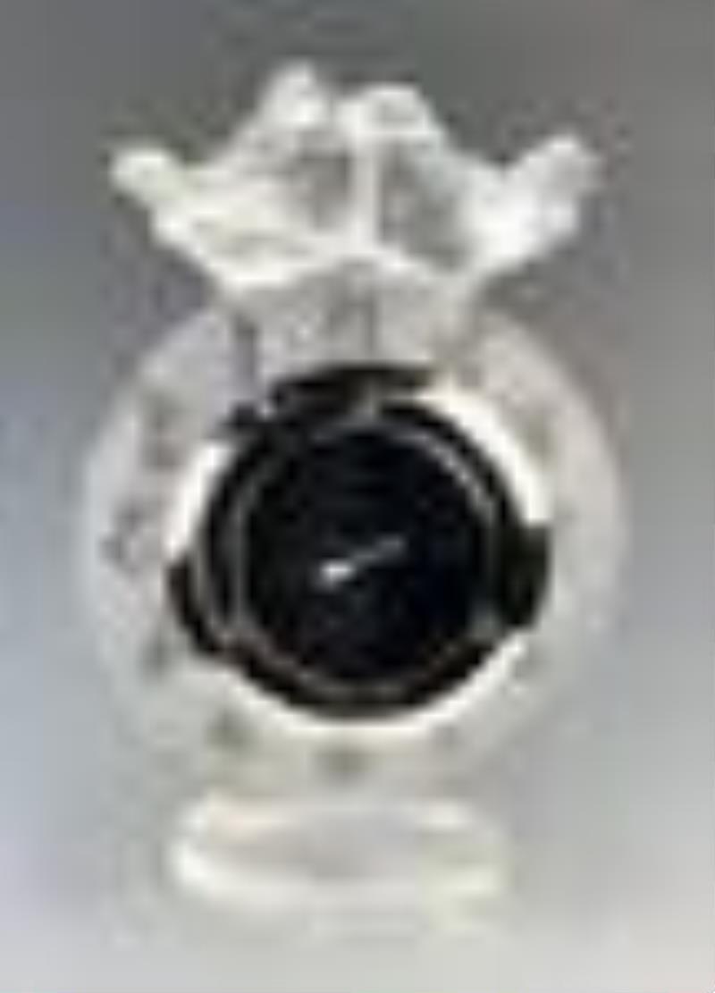 Lalique \\\”Antoinette\\\” Crystal Clock