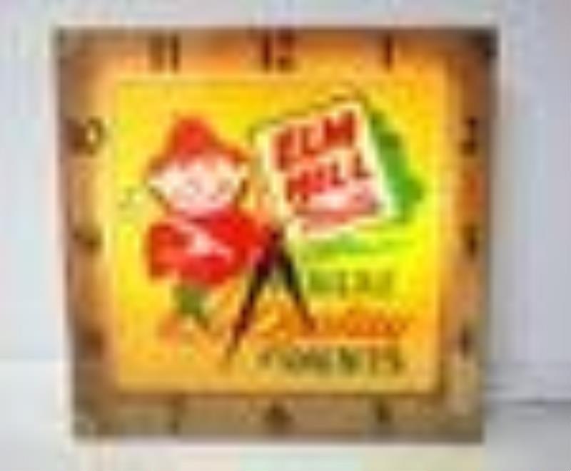Elm Hill Meats lighted clock