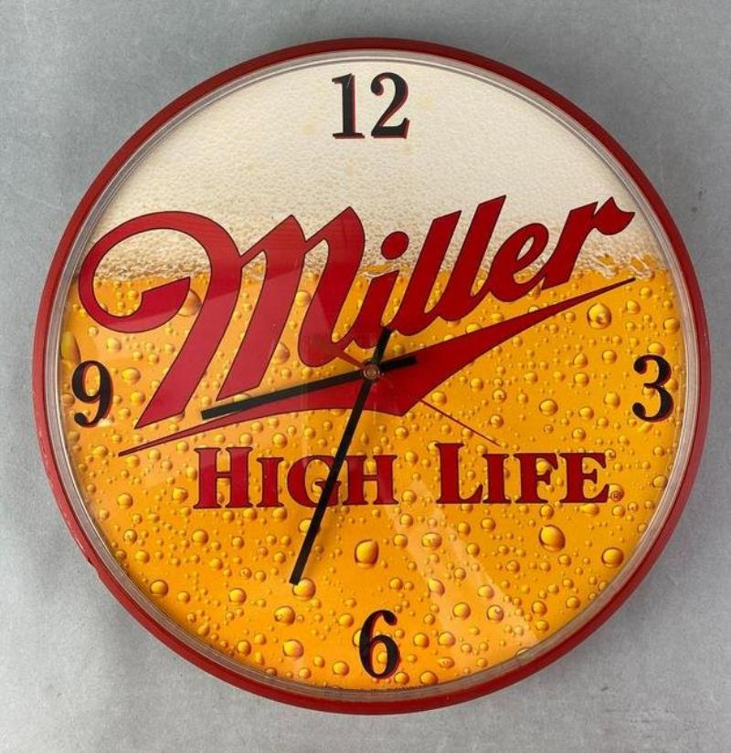 Miller High Life Battery Powered Advertising Clock