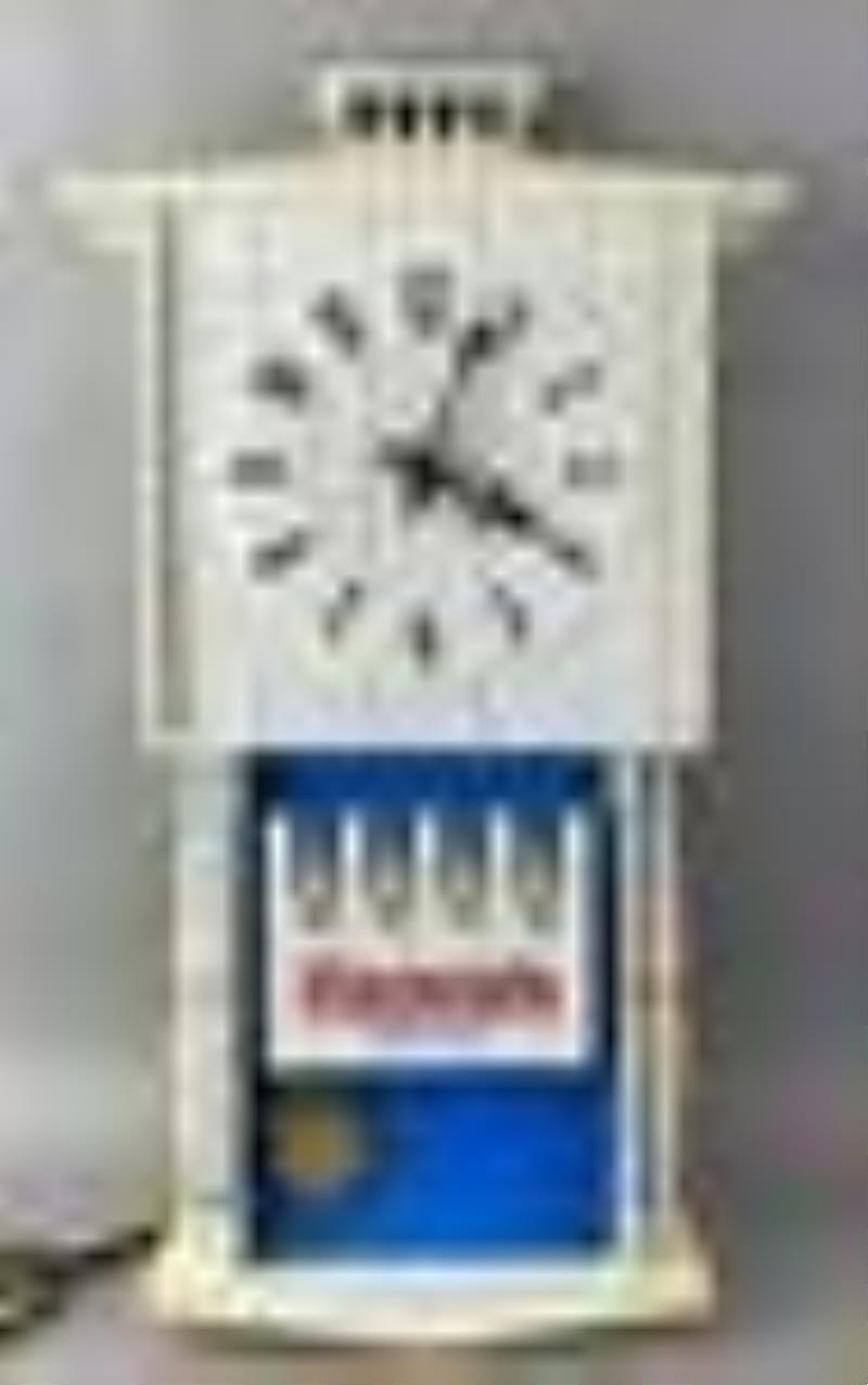 Vintage Hamms Beer Light Up Motion Advertising Clock