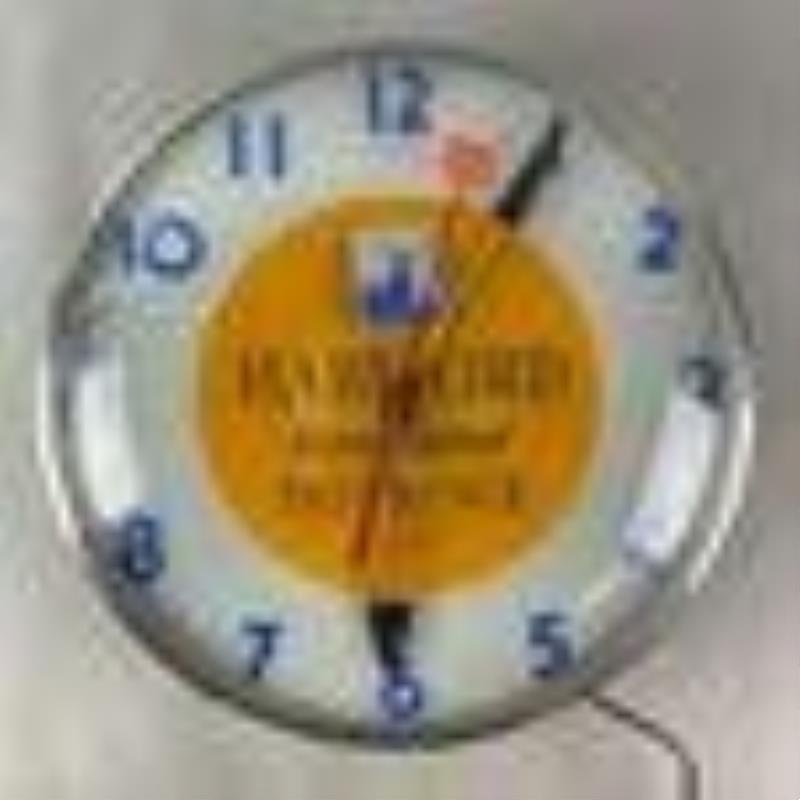 Vintage Hartford Insurance Light Up Advertising Clock