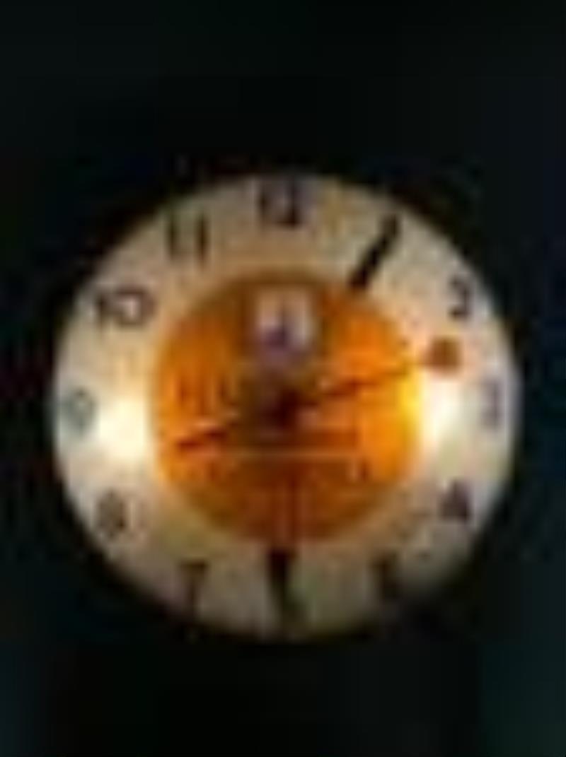 Vintage Hartford Insurance Light Up Advertising Clock