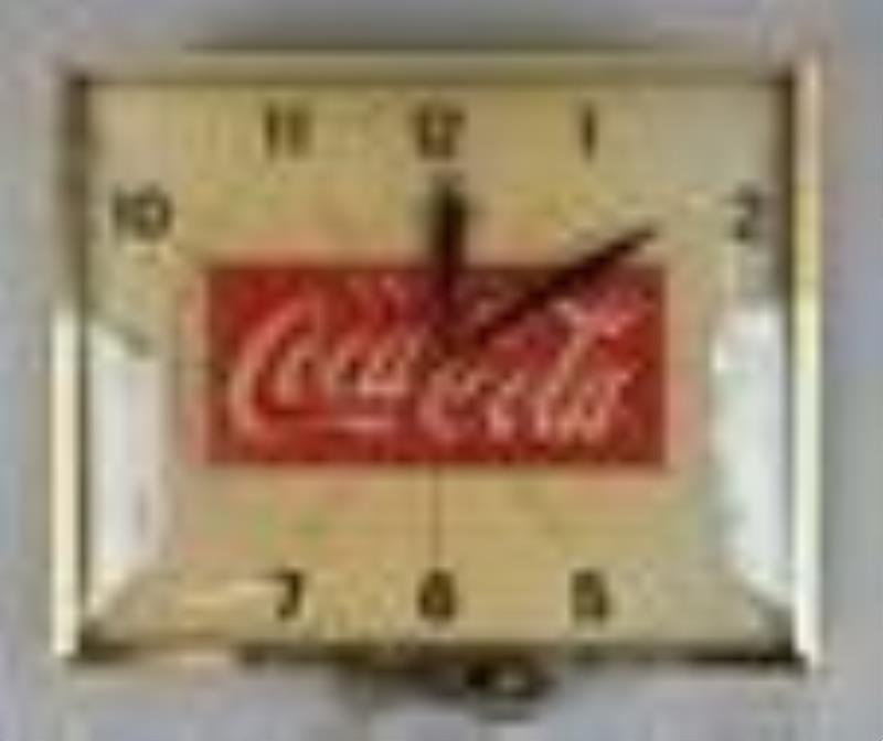 Vintage Coca-Cola Advertising Light Up Wall Clock