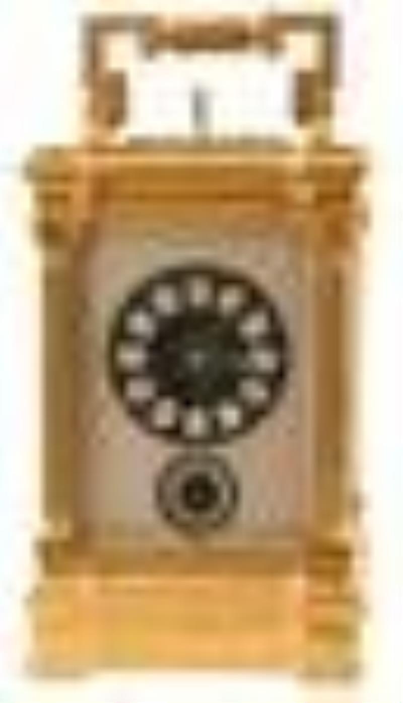 French Grande Sonnerie Minute Repeater Carriage Clock