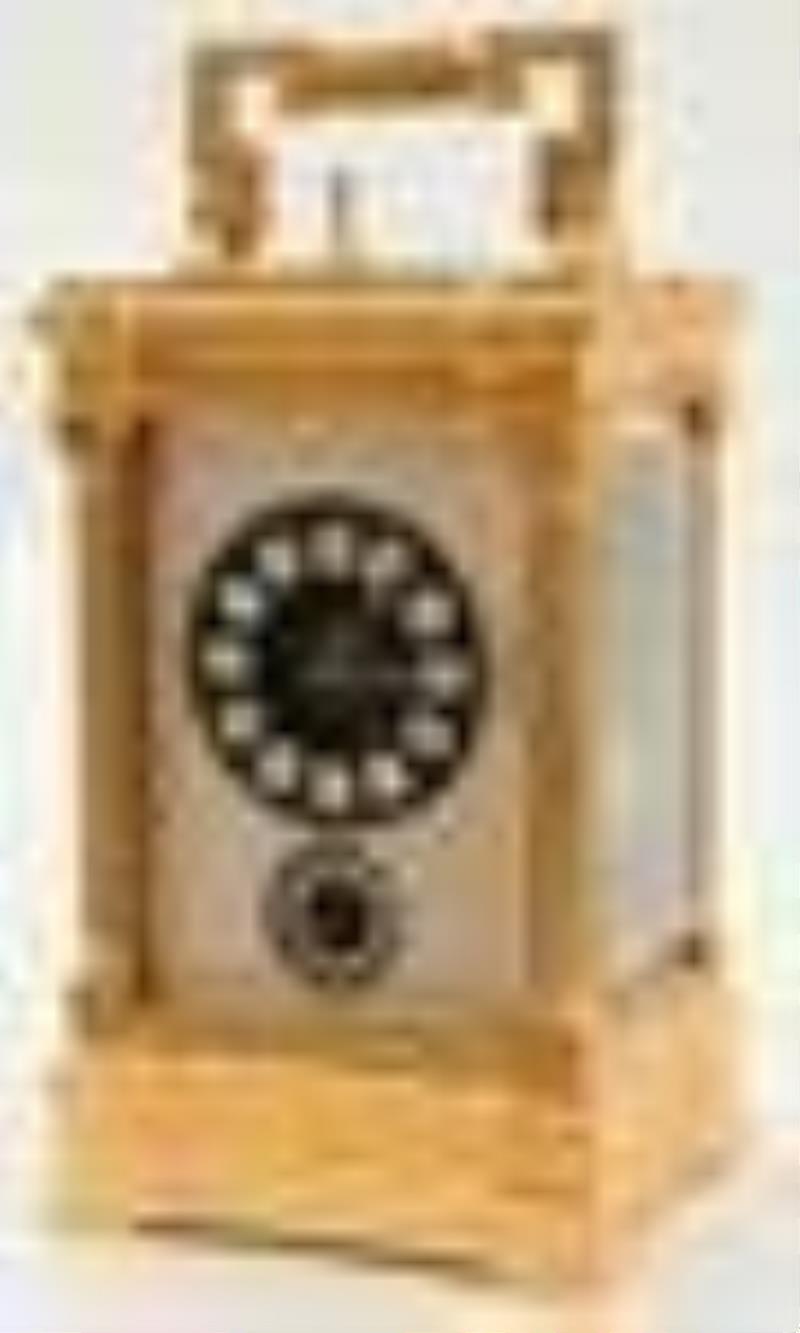 French Grande Sonnerie Minute Repeater Carriage Clock