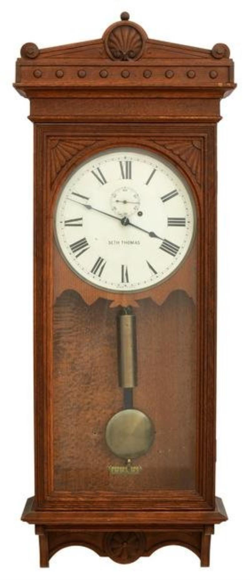 Seth Thomas ”Regulator 30” Weight Driven Wall Clock