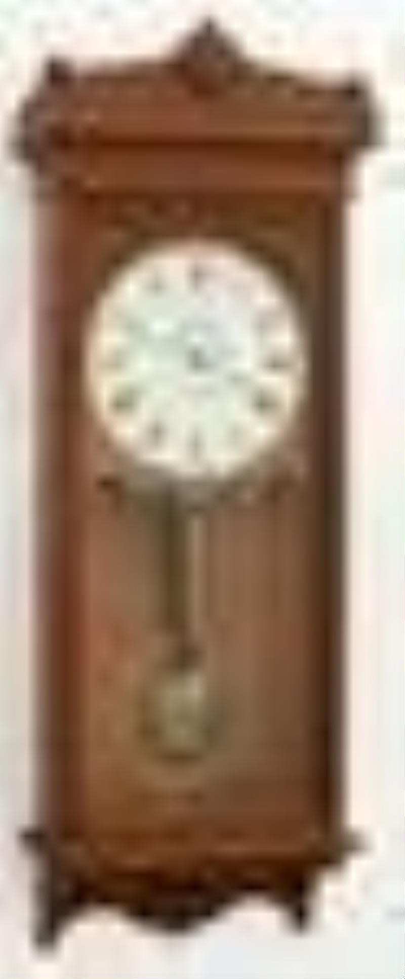 Seth Thomas \\\”Regulator 30\\\” Weight Driven Wall Clock