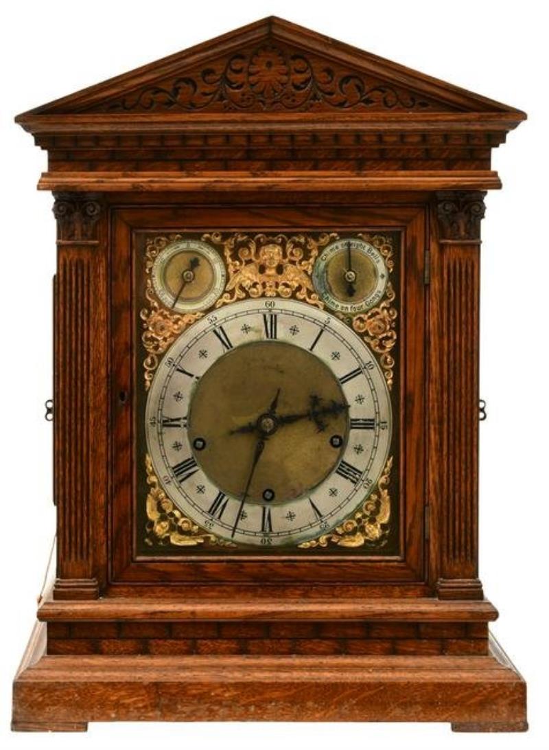 Winterhalder & Hofmeier Triple Fusee Bracket Clock