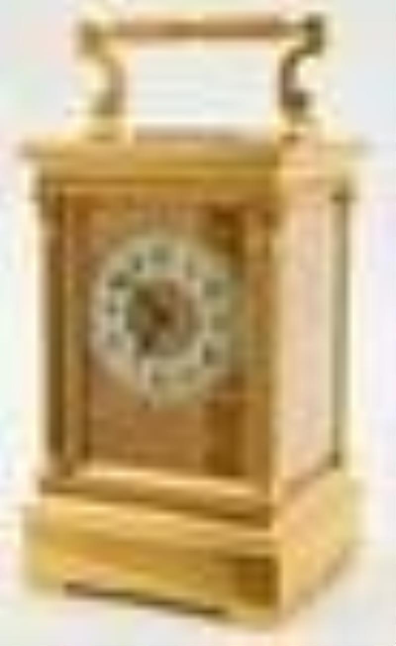 LeRoy & Fils Tandem Wind Hour Repeater Carriage Clock