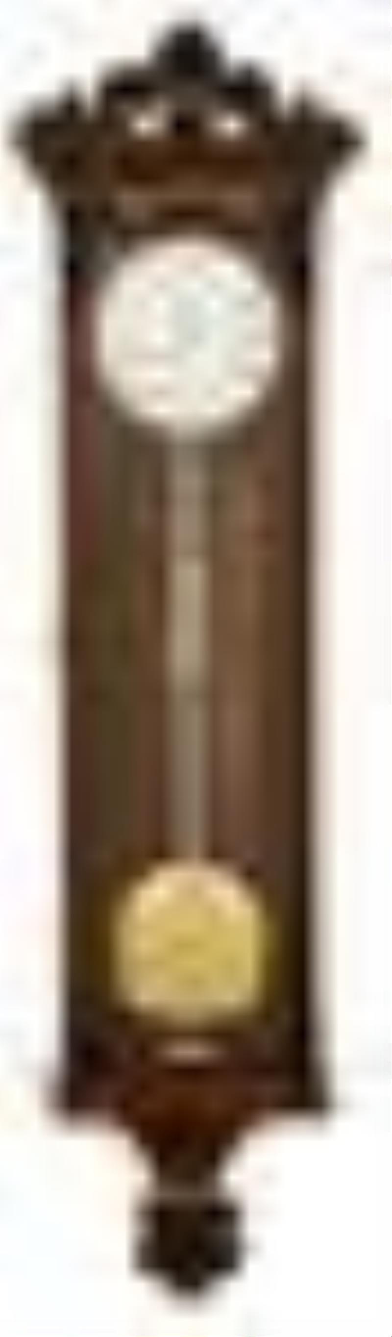 Biedermeier Month Duration Vienna Regulator Wall Clock