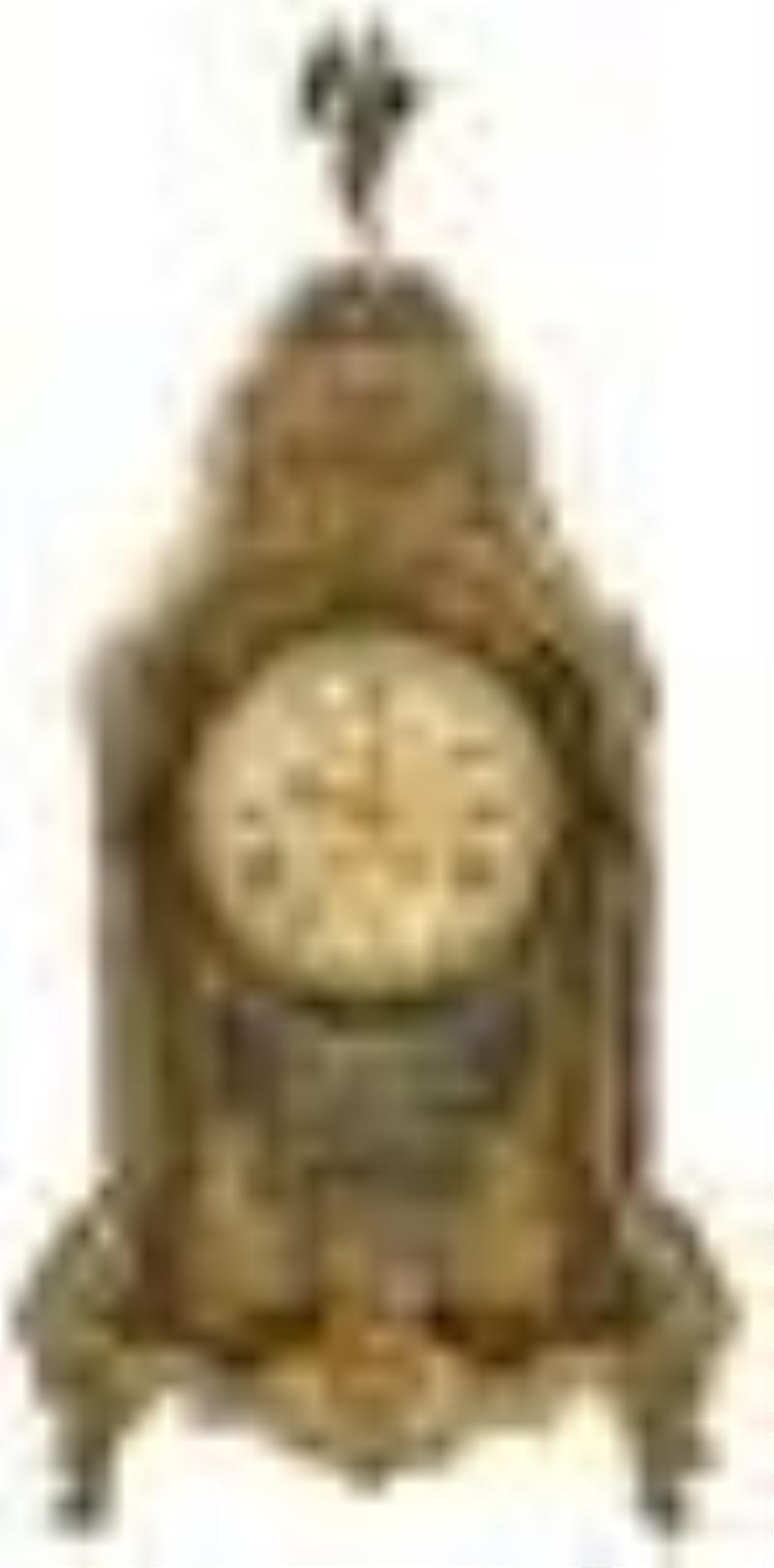 Large Boulle Style Clock with Sonnerie Strike