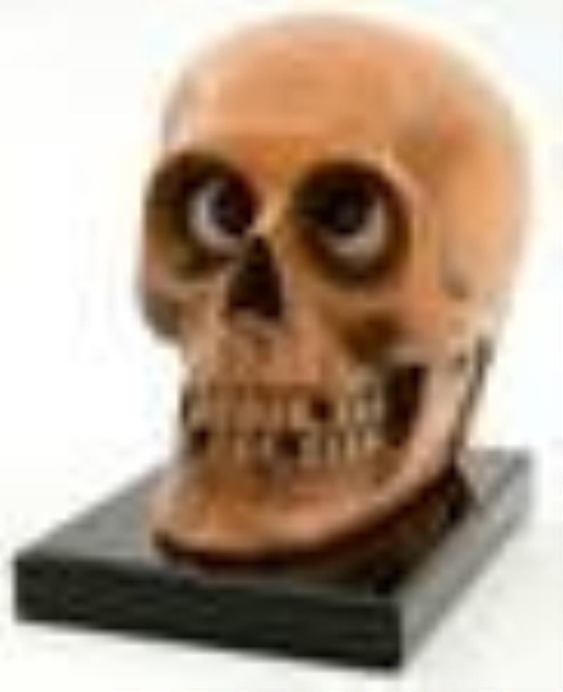 Oswald, Germany, Rotating Eye Skull Clock, \\\”Time of