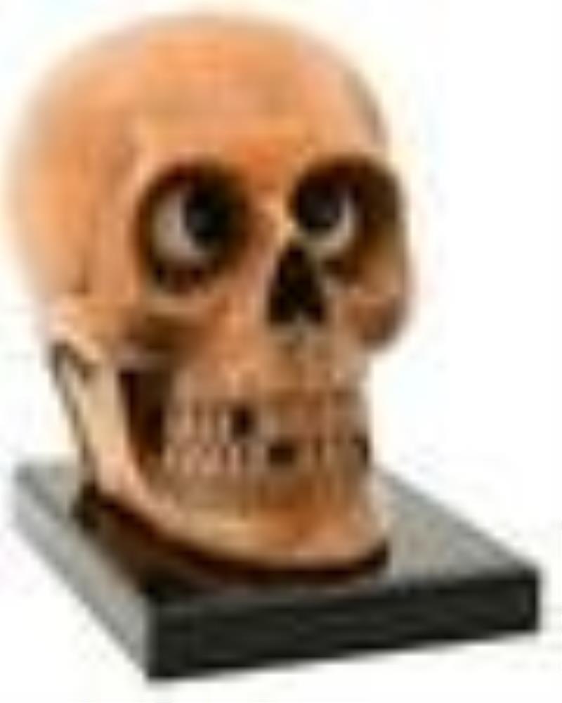 Oswald, Germany, Rotating Eye Skull Clock, \\\”Time of