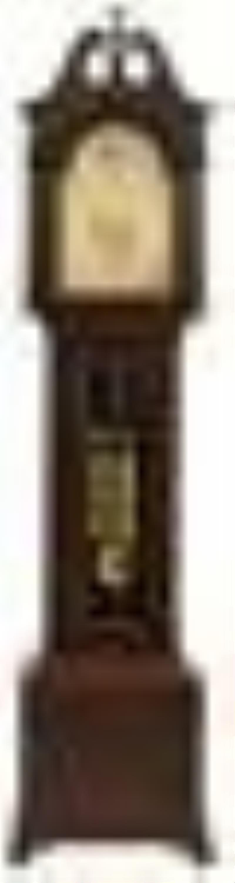 Waltham Clock Co. Mahogany Grandfather Clock