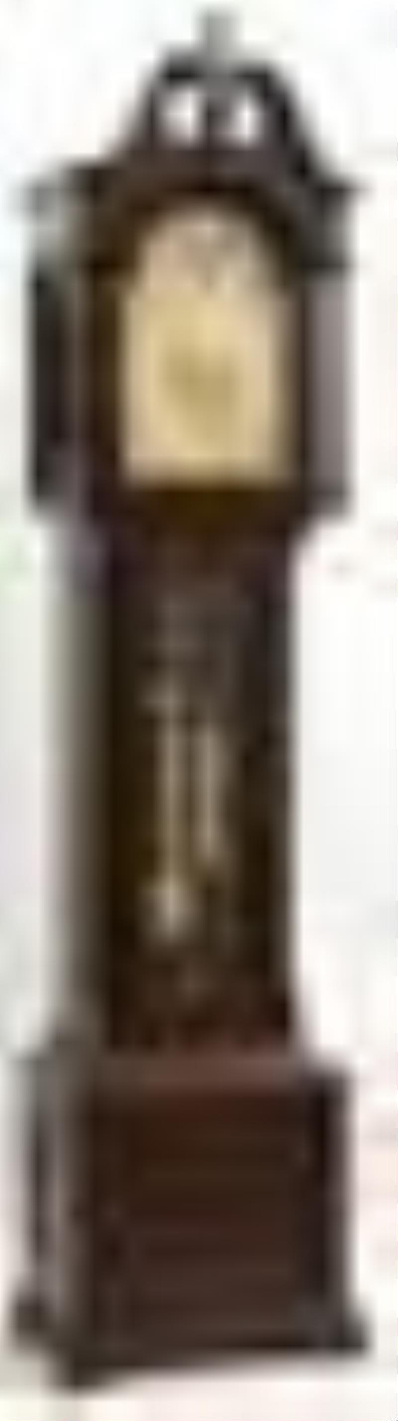 Waltham Clock Co. Mahogany Grandfather Clock