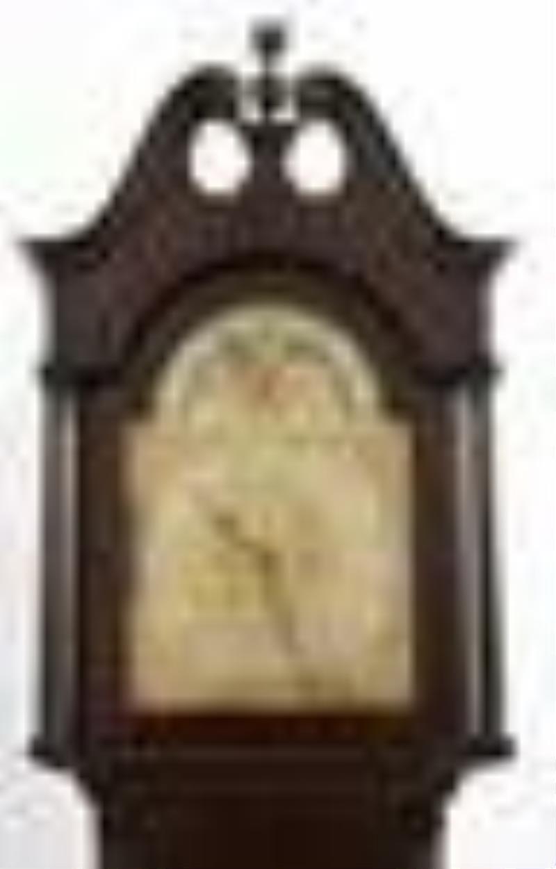 Waltham Clock Co. Mahogany Grandfather Clock