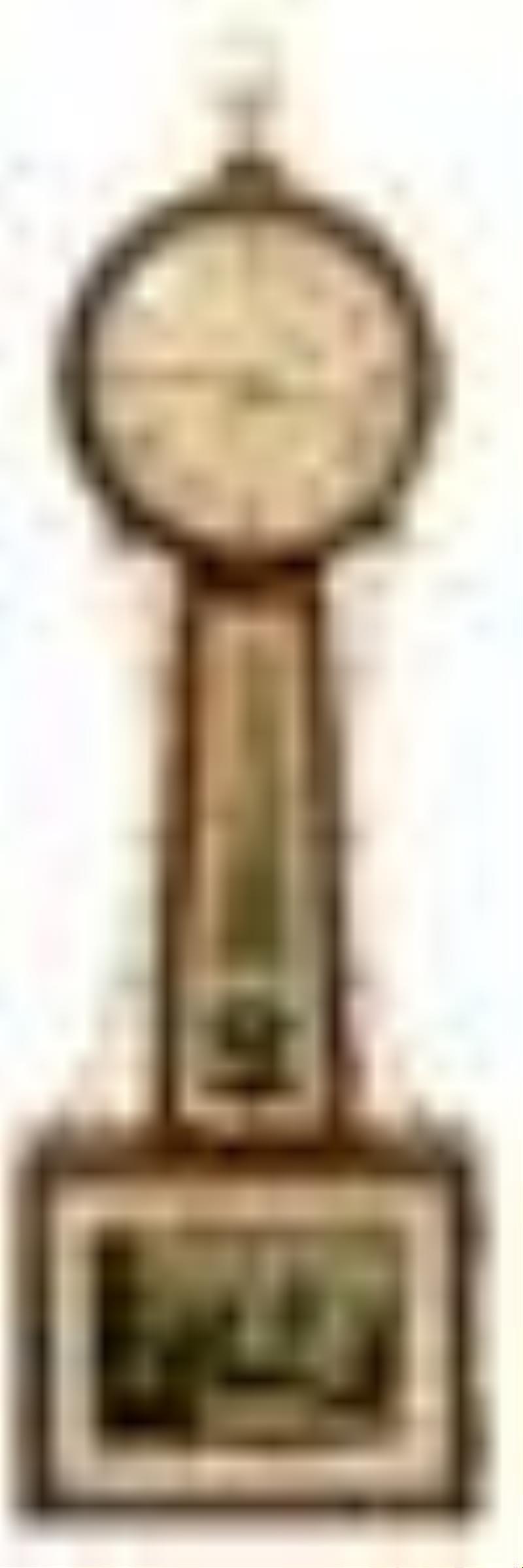 Signed \\\”A. Willard Jr.\\\” Banjo Clock