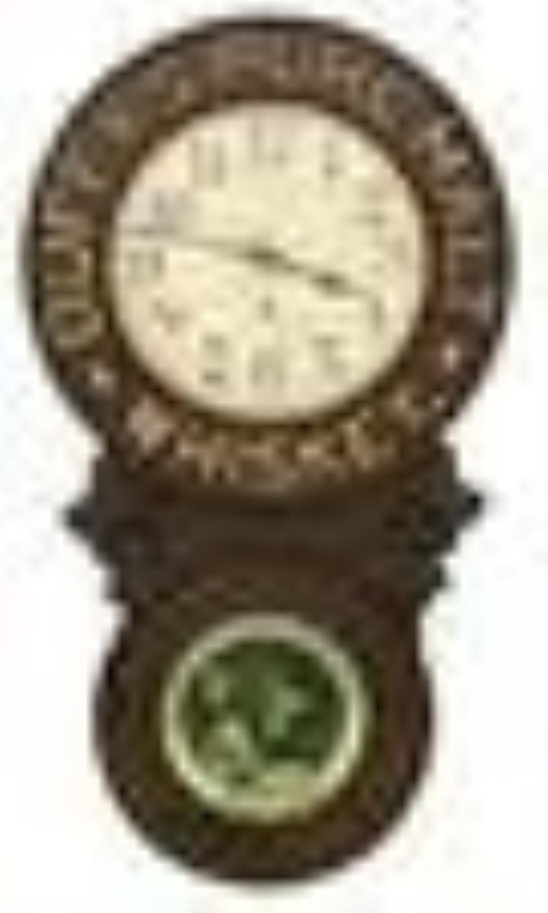New Haven Clock Co. \\\”Duffy’s Pure Malt Whiskey\\\”