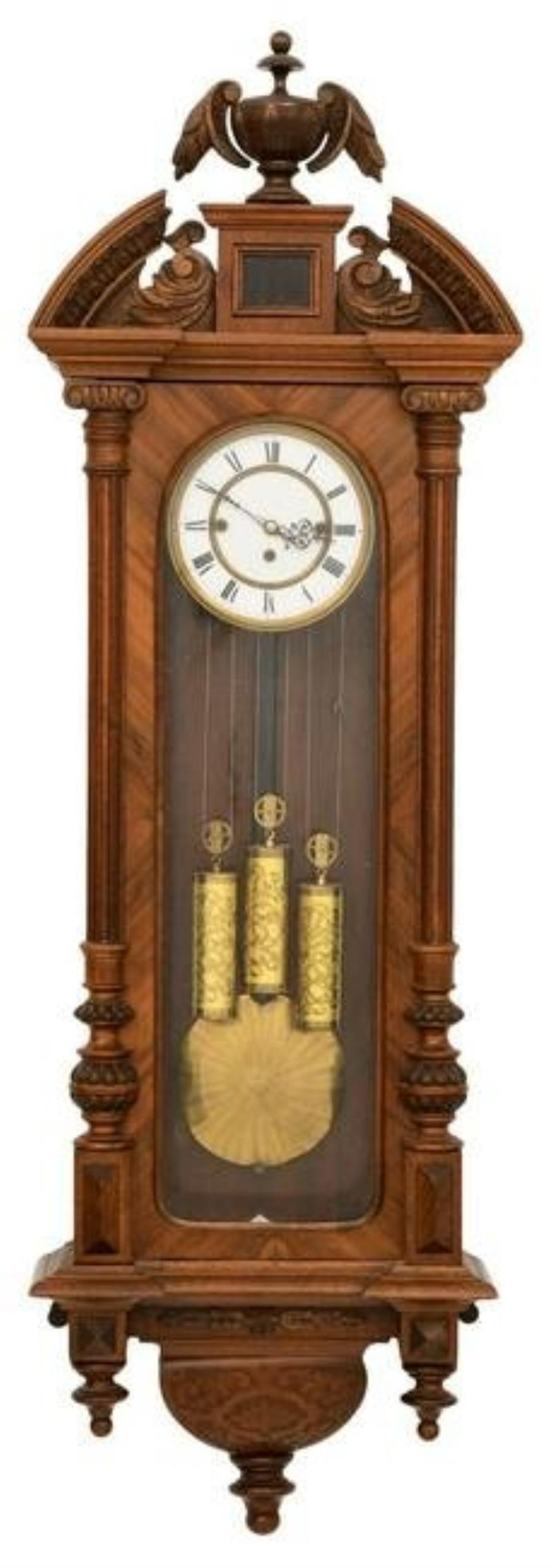 Grand Sonnerie Three-Weight Vienna Regulator Clock