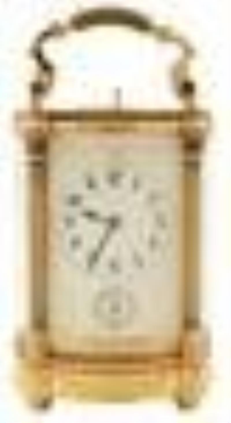 Tiffany & Co. Oval Repeater Alarm Carriage Clock