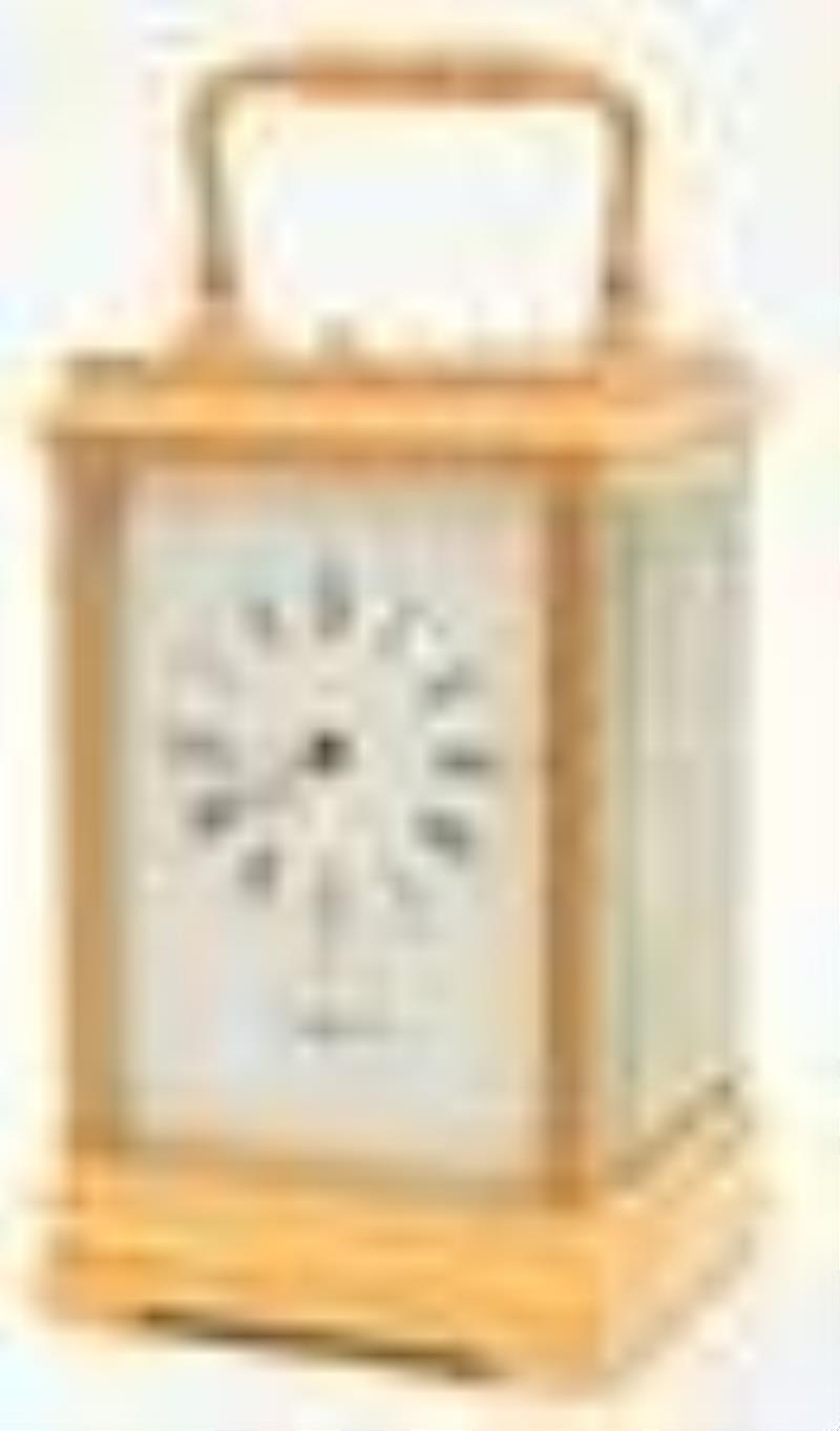 Tiffany & Co. Brass Repeater & Alarm Carriage Clock