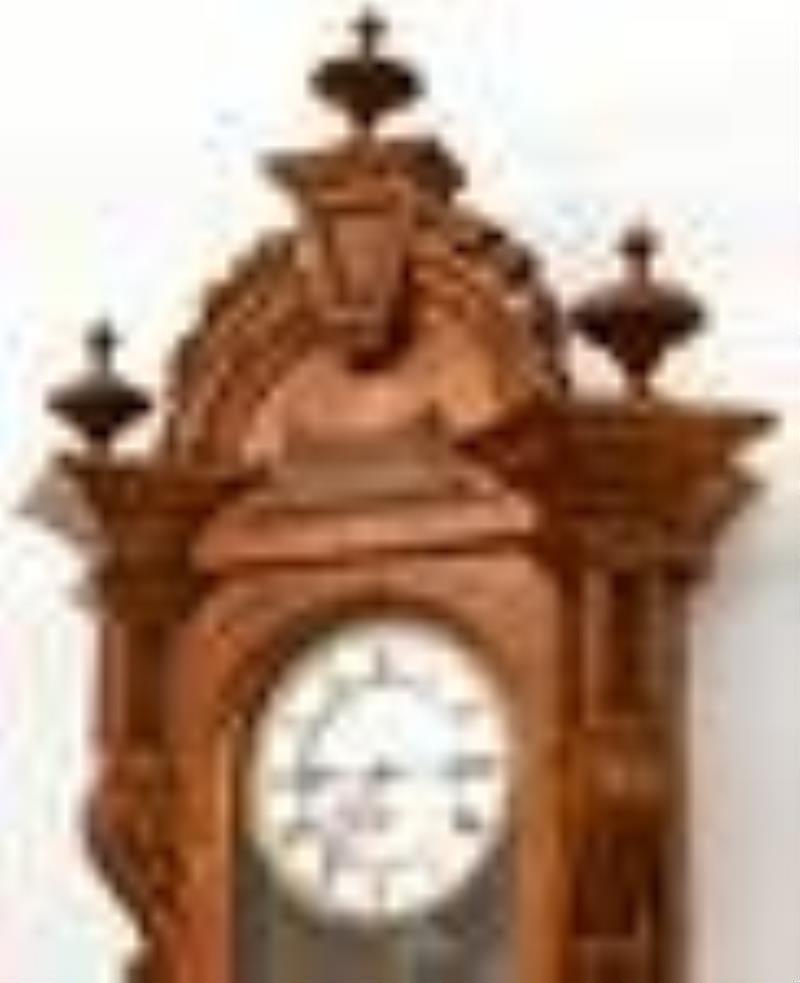 Glink G., Budapest, Three-Weight Vienna Regulator Clock
