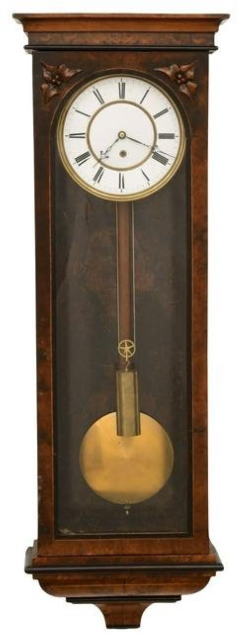 Biedermeier One-Weight Vienna Regulator Clock