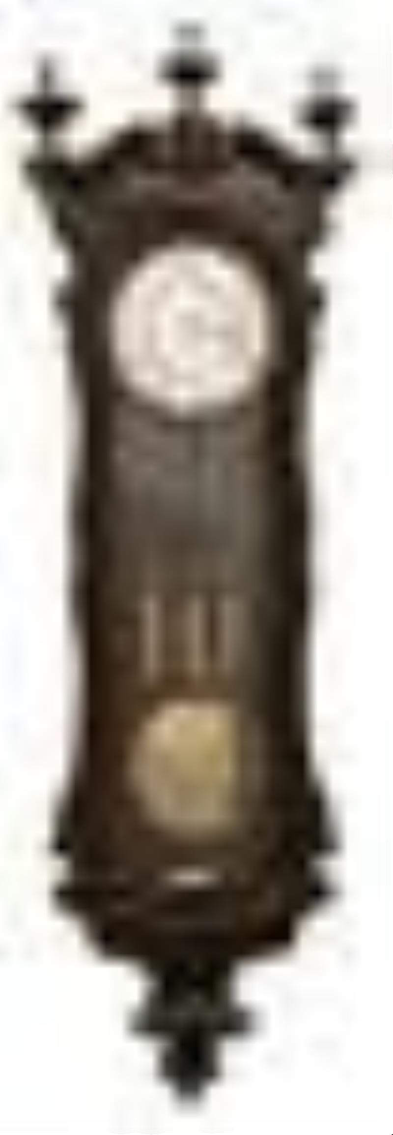 A. Bachner Three-Weight Vienna Regulator Clock