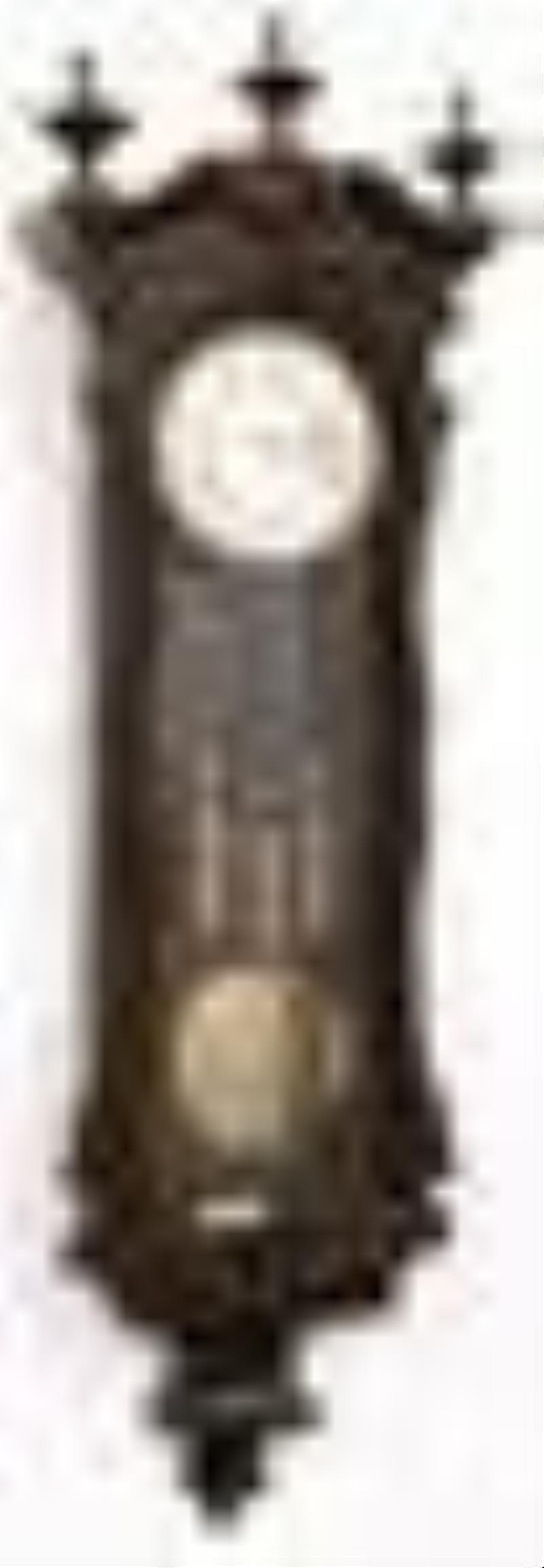A. Bachner Three-Weight Vienna Regulator Clock
