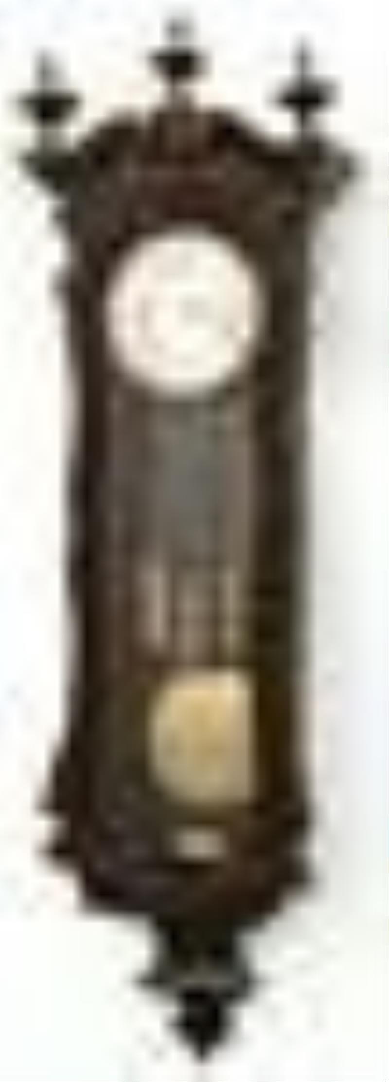 A. Bachner Three-Weight Vienna Regulator Clock