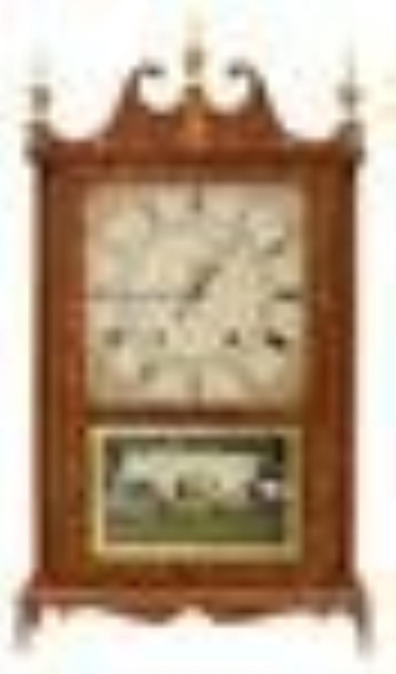 Eli Terry & Sons Pillar & Scroll Mantel Clock