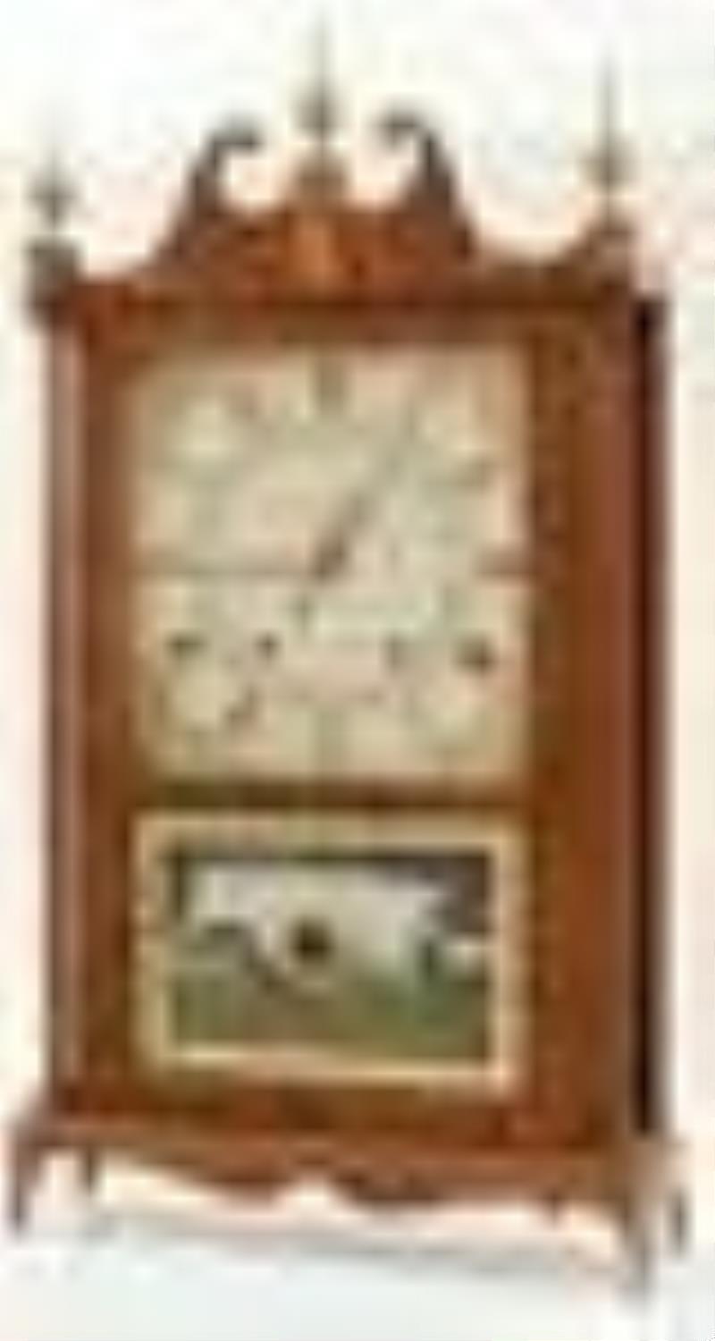 Eli Terry & Sons Pillar & Scroll Mantel Clock