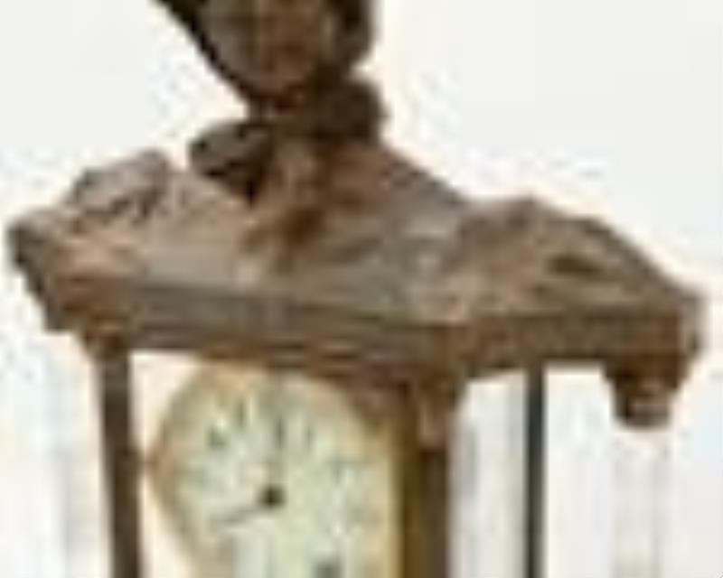 Seth Thomas \\\”Empire No. 31\\\” Crystal Regulator Clock