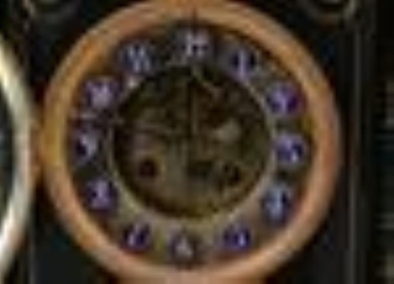 French Marble & Slate Mantel Clock