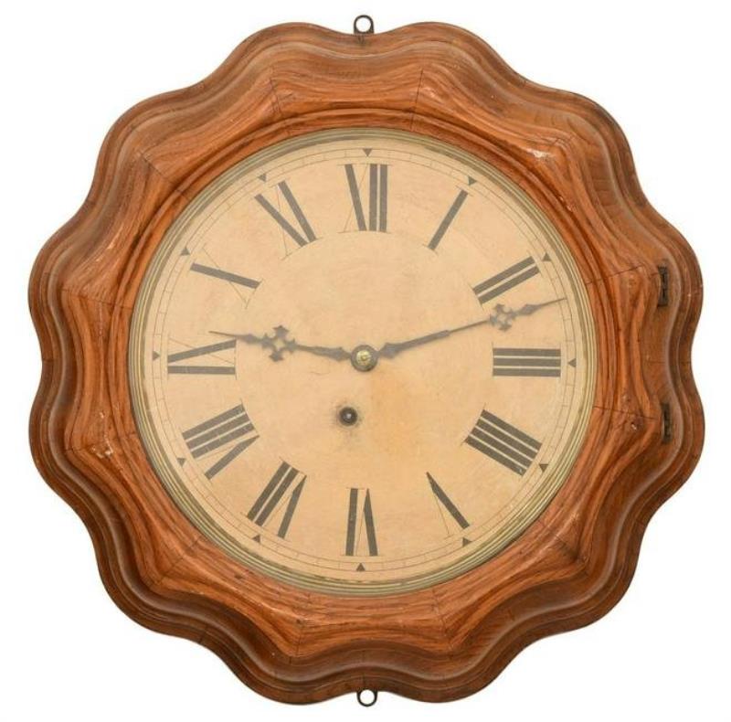 E. Ingraham & Co. ”Corrugated” Wall Clock