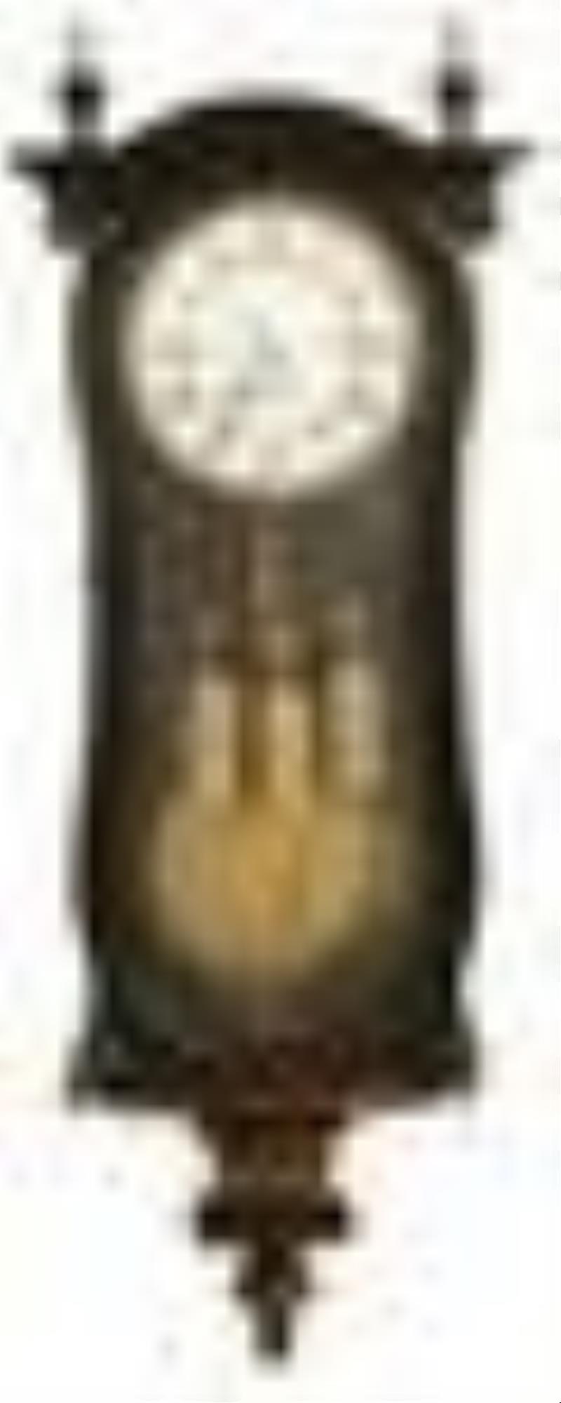 Three-Weight Vienna Regulator Wall Clock