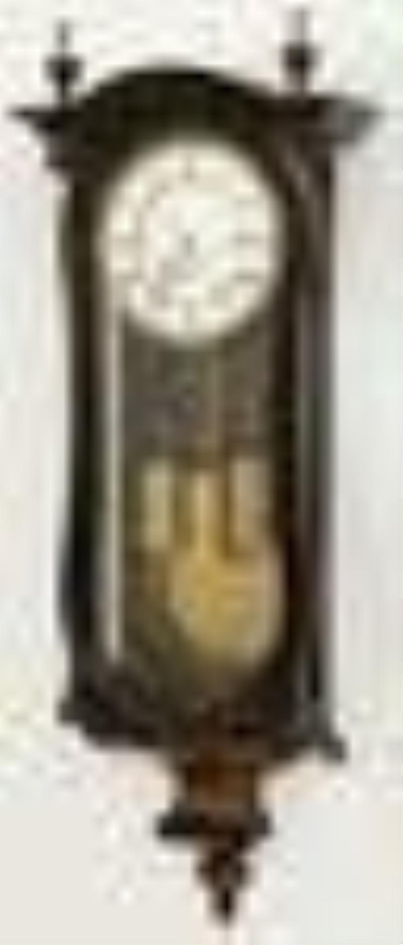 Three-Weight Vienna Regulator Wall Clock