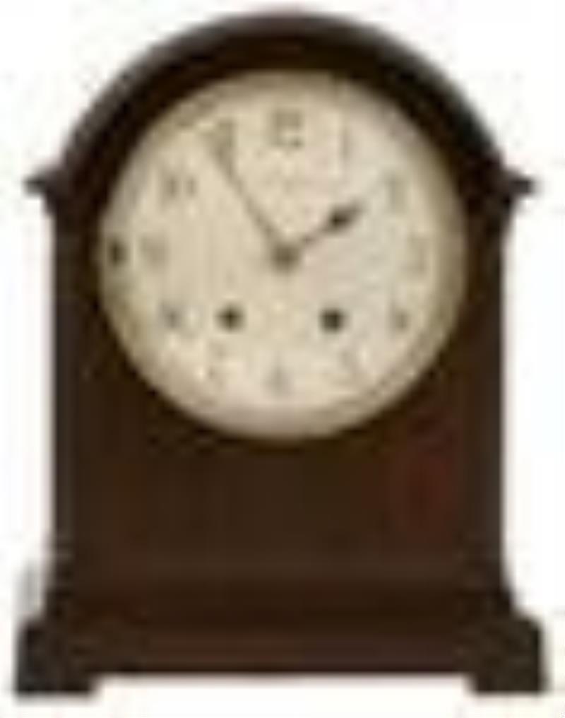 French Westminster Chime Mahogany Mantel Clock for