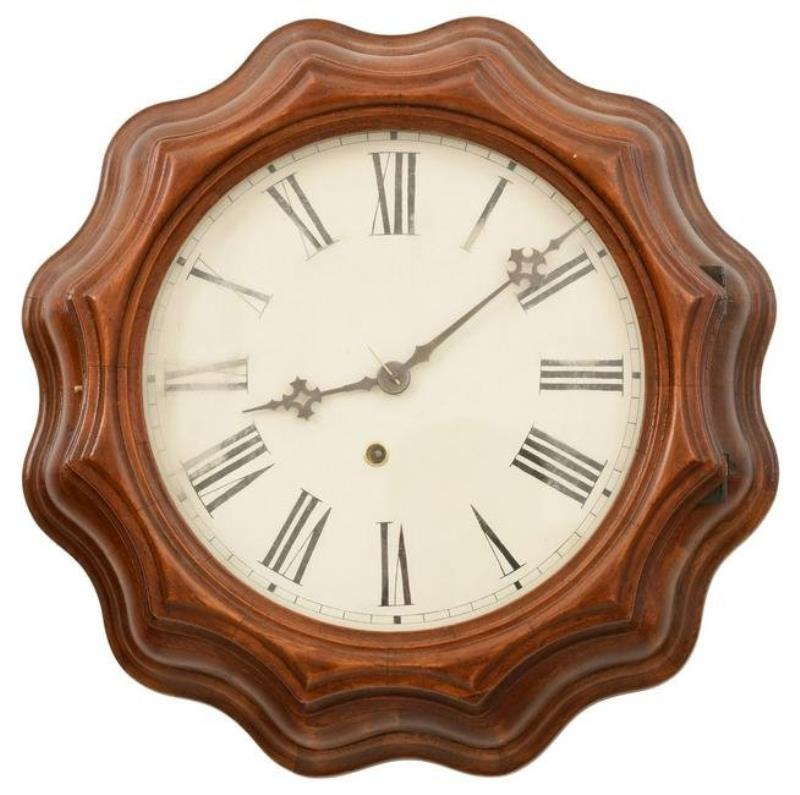 E. Ingraham & Co. ”Corrugated” Wall Clock