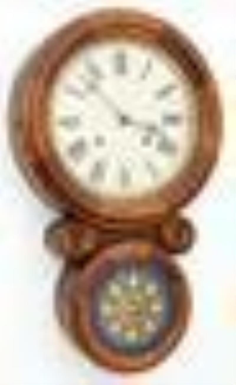 E. Ingraham & Co. \\\”Ionic Mosaic\\\” Wall Clock