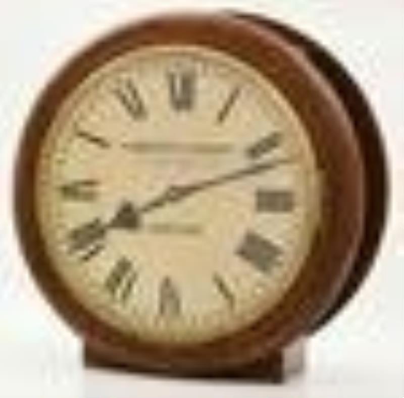 English Fusee Double Sided Station Clock
