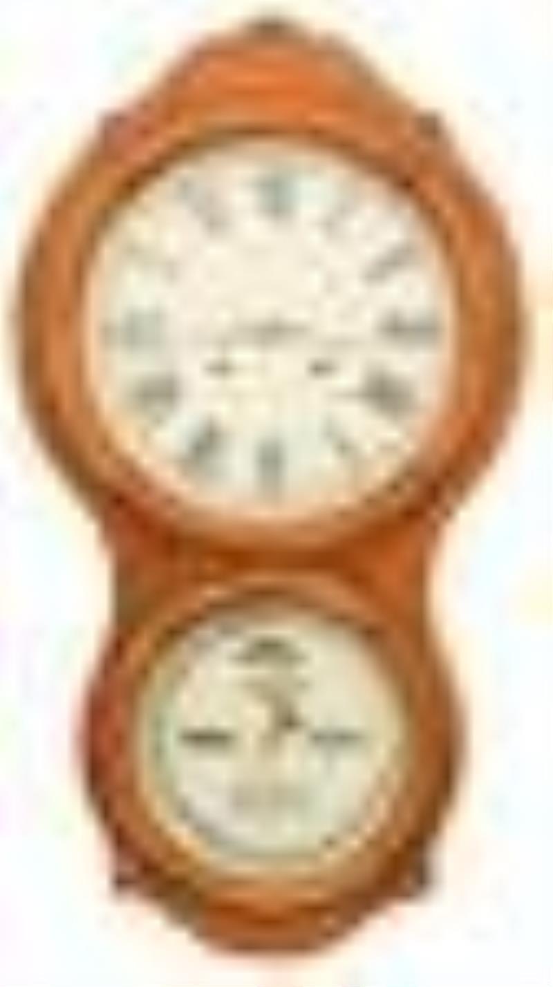 Ithaca No. 4 Office Calendar Wall Clock