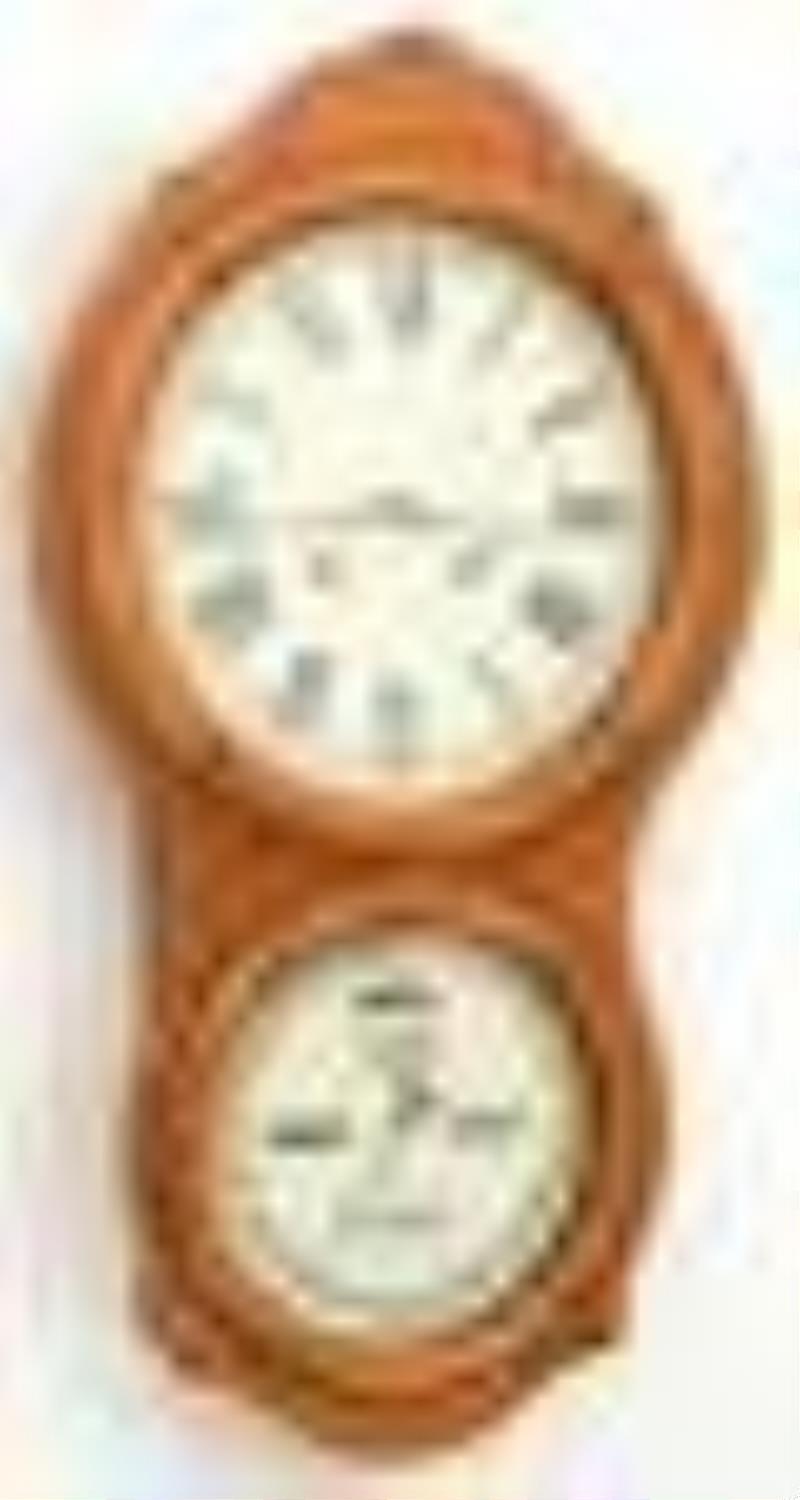 Ithaca No. 4 Office Calendar Wall Clock